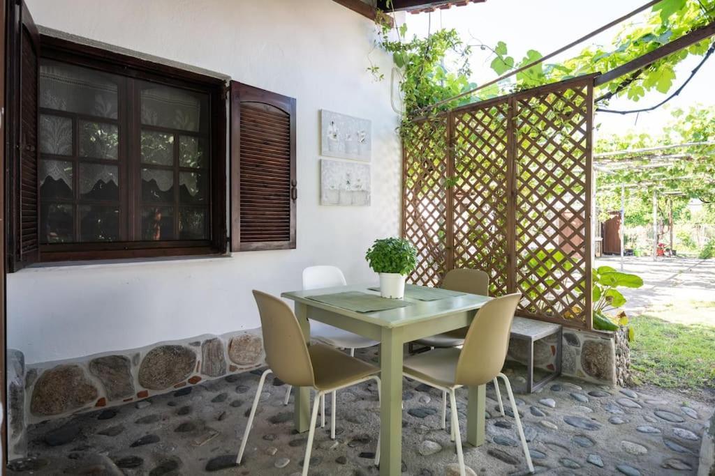 Traditionelles Appartement Athos Shadow Am Meer Paralia Sikias Exteriör bild