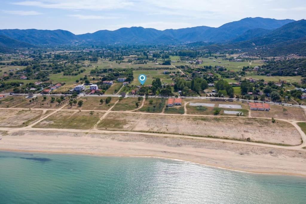 Traditionelles Appartement Athos Shadow Am Meer Paralia Sikias Exteriör bild