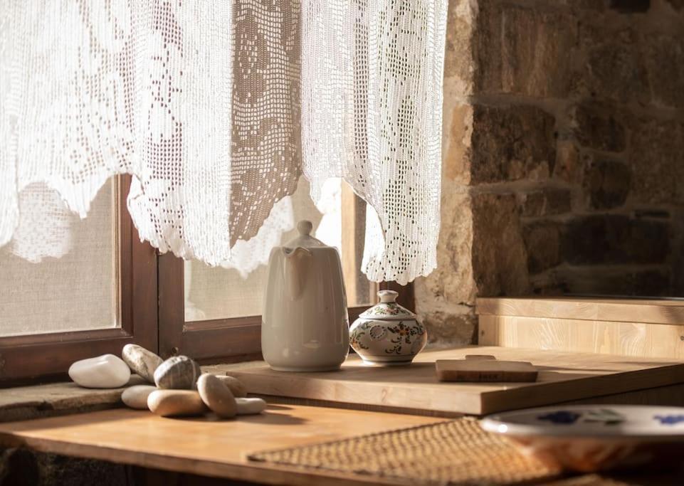 Traditionelles Appartement Athos Shadow Am Meer Paralia Sikias Exteriör bild
